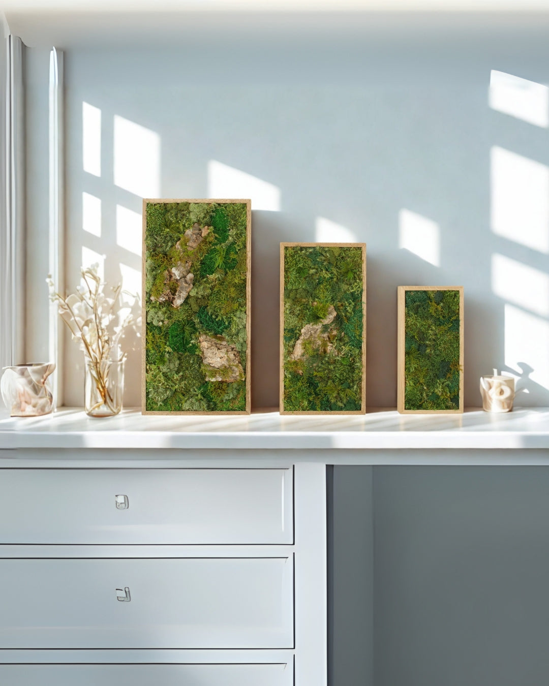 KOKE | Never-Dying Moss Art Rectangle, Small (3 Colors Available)