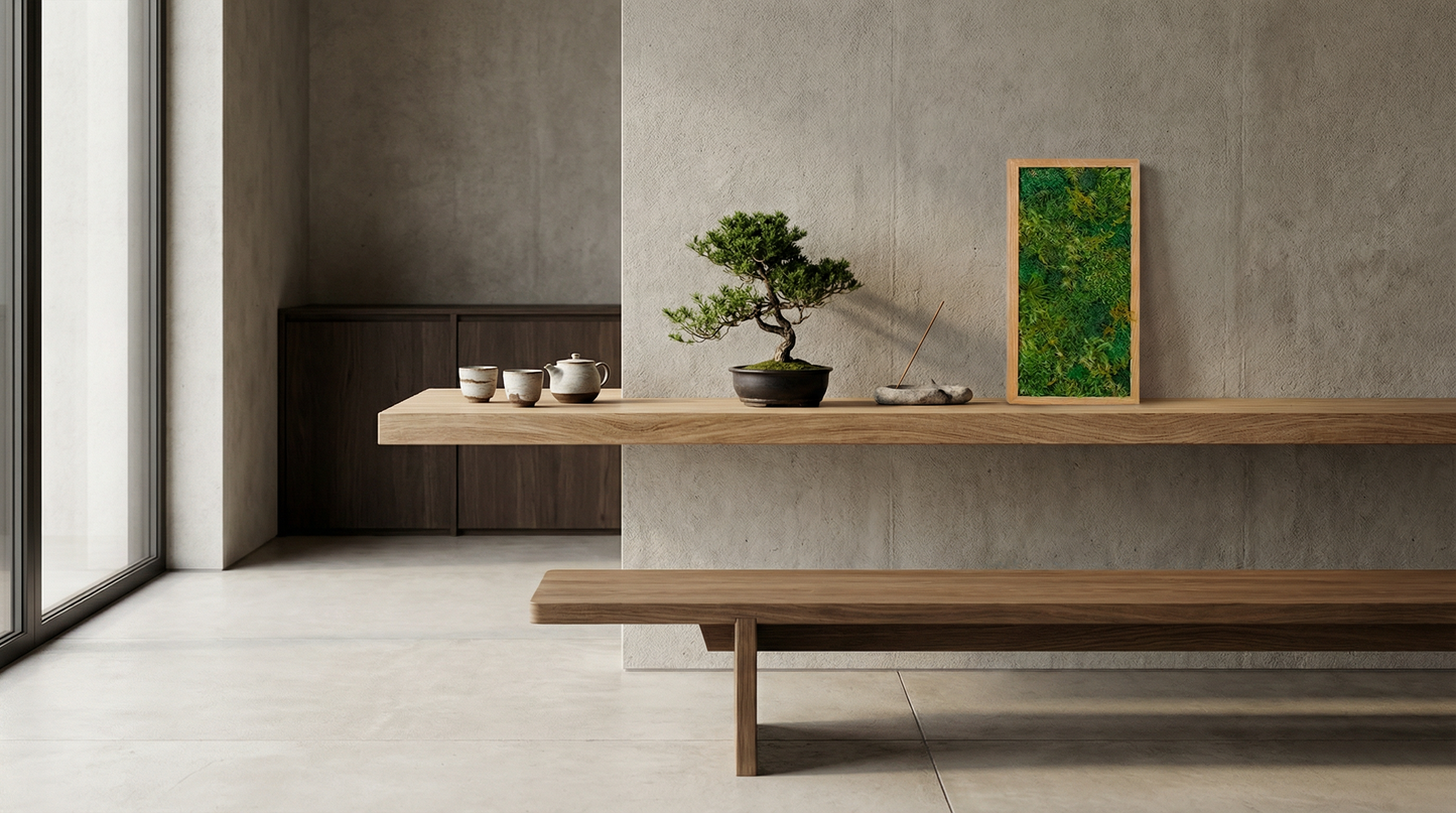 KOKE｜枯れない苔アート 長方形 Sサイズ（全3色）