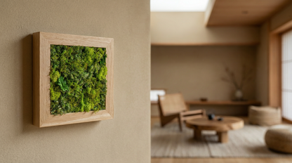 KOKE｜枯れない苔アート 正方形 Sサイズ（全3色）