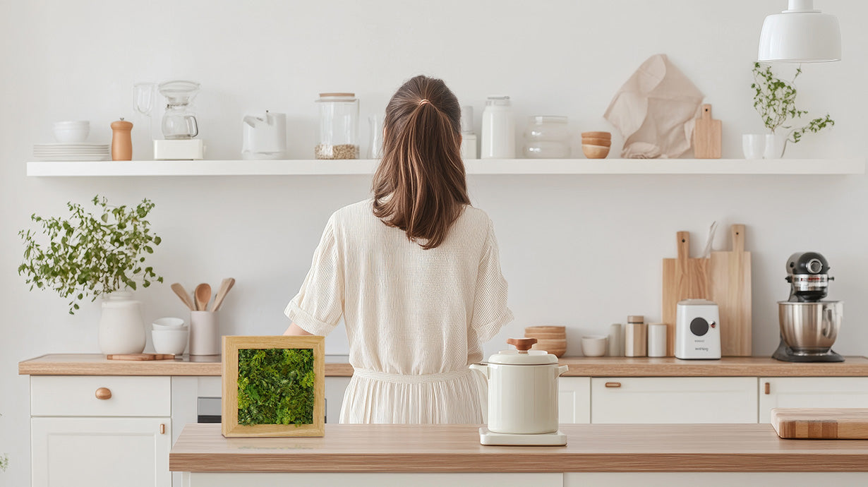 KOKE｜枯れない苔アート 正方形 Sサイズ（全3色）